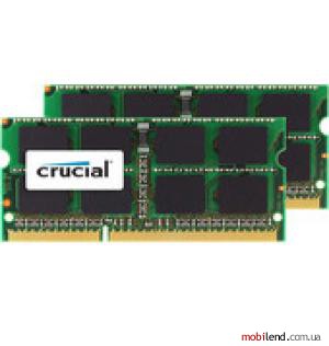 Crucial 2x4GB KIT DDR3 SO-DIMM PC3-10600 (CT2K4G3S1339M)