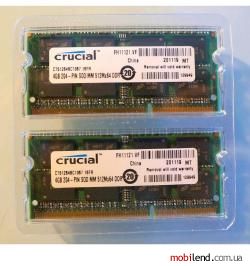 Crucial 4 GB DDR3 1066 MHz (CT51264BC1067.16FR)