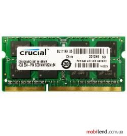 Crucial 4 GB SO-DIMM DDR3 1066 MHz (CT51264BC1067)