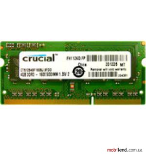Crucial 4GB DDR3 SO-DIMM PC3-12800 (CT51264BF160BJ)