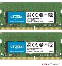 Crucial 64 GB (2x32GB) SO-DIMM DDR4 3200 MHz (CT2K32G4SFD832A)