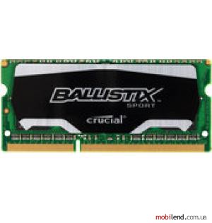 Crucial Ballistix 2x4GB DDR3 SO-DIMM PC3-12800 (BLS2C4G3N169ES4CEU)