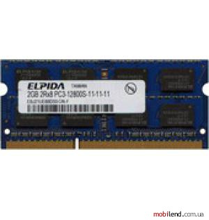 Elpida 2GB DDR3 SO-DIMM PC3-12800 (EBJ20UF8BCS0-GN-F)