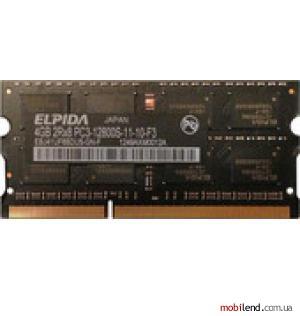 Elpida 4GB DDR3 SO-DIMM PC3-12800 (EBJ41UF8BDU5-GN-F)