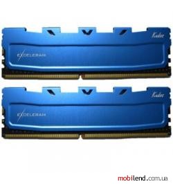 Exceleram 16 GB (2x8GB) DDR3 1600 MHz (EKBLUE3161611AD)