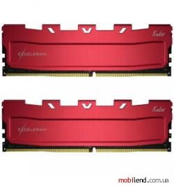 Exceleram 16 GB (2x8GB) DDR4 3600 MHz Kudos Red (EKRED4163618AD)