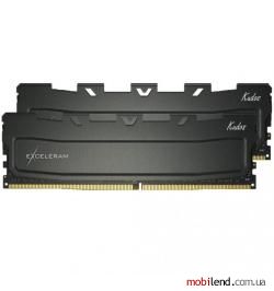 Exceleram 32 GB (2x16GB) DDR4 4000 MHz Black Kudos PRO (EKPR4O324018CD)