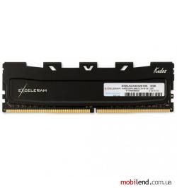 Exceleram 4 GB DDR4 2666 MHz Red Kudos (EKBLACK4042619A)