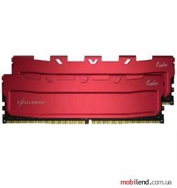 Exceleram 64 GB (2x32GB) DDR4 2400 MHz Red Kudos (EKRED4642417CD)