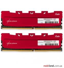 Exceleram 64 GB (2x32GB) DDR4 3000 MHz Red Kudos (EKRED4643016CD)