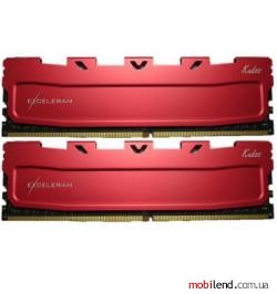 Exceleram 8 GB (2x4GB) DDR4 2800 MHz Red Kudos (EKRED4082817AD)