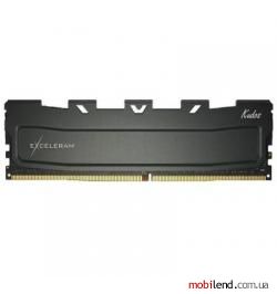 Exceleram 8 GB DDR4 2666 MHz Kudos Black (EKBLACK4082616A)