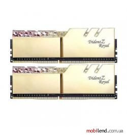 G.Skill 16 GB (2x8GB) DDR4 3200 MHz Trident Z Royal (F4-3200C14D-16GTRG)