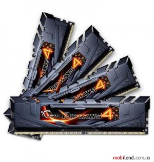 G.Skill 16 GB (4x4GB) DDR4 2400 MHz (F4-2400C14Q-16GRK) G.Skill 16 GB (4x4GB) DDR4 2400 MHz (F4-2400C14Q-16GRK)