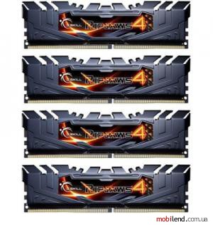 G.Skill 16 GB (4x4GB) DDR4 2400 MHz (F4-2400C15Q-16GRK) G.Skill 16 GB (4x4GB) DDR4 2400 MHz (F4-2400C15Q-16GRK)