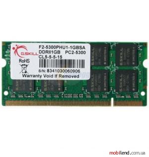 G.Skill 1 GB SO-DIMM DDR2 667 MHz (F2-5300PHU1-1GBSA) G.Skill 1 GB SO-DIMM DDR2 667 MHz (F2-5300PHU1-1GBSA)