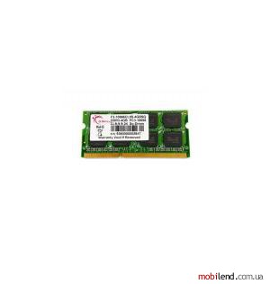 G.SKILL 2 GB SO-DIMM DDR3 1333 MHz (F3-10666CL9S-2GBSQ)