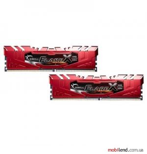 G.Skill 32 GB (2x16GB) DDR4 2400 MHz Flare X Red (F4-2400C15D-32GFXR) G.Skill 32 GB (2x16GB) DDR4 2400 MHz Flare X Red (F4-2400C15D-32GFXR)