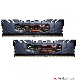 G.Skill 32 GB (2x16GB) DDR4 3200 MHz Flare X Black (F4-3200C14D-32GFX)