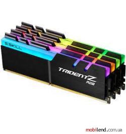 G.Skill 32 GB (4x8GB) DDR4 3600 MHz Trident Z RGB (F4-3600C16Q-32GTZRC)