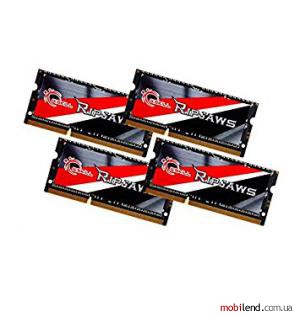 G.Skill 32 GB (4x8GB) SO-DIMM DDR3L 1866 MHz (F3-1866C11Q-32GRSL) G.Skill 32 GB (4x8GB) SO-DIMM DDR3L 1866 MHz (F3-1866C11Q-32GRSL)