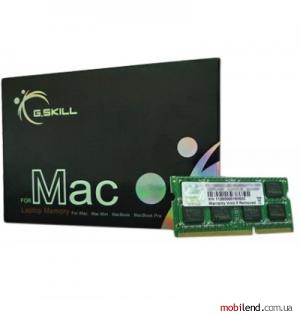 G.Skill 4 GB (2x2GB) SO-DIMM DDR3 1066 MHz (FA-8500CL7D-4GBSQ) G.Skill 4 GB (2x2GB) SO-DIMM DDR3 1066 MHz (FA-8500CL7D-4GBSQ)
