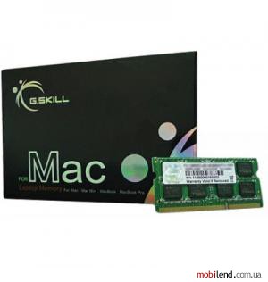 G.Skill 8 GB (2x4GB) SO-DIMM DDR3 1066 MHz (FA-8500CL7D-8GBSQ) G.Skill 8 GB (2x4GB) SO-DIMM DDR3 1066 MHz (FA-8500CL7D-8GBSQ)