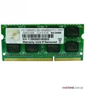 G.Skill 8 GB SO-DIMM DDR3 1333 MHz (F3-1333C9S-8GSA) G.Skill 8 GB SO-DIMM DDR3 1333 MHz (F3-1333C9S-8GSA)