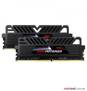 Geil 32 GB (2x16GB) DDR4 2400 MHz EVO Potenza Black (GPB432GB2400C16DC)
