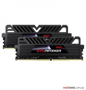 Geil 8 GB (2x4GB) DDR4 2133 MHz EVO Potenza Black (GPB48GB2133C15DC)