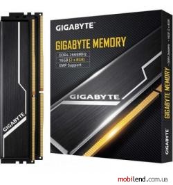 GIGABYTE 16 GB (2x8GB) DDR4 2666 MHz (GP-GR26C16S8K2HU416)