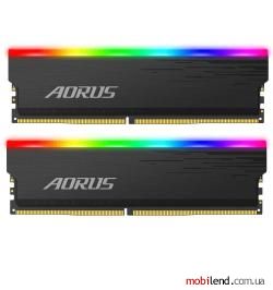 GIGABYTE 16 GB (2x8GB) DDR4 4400 MHz AORUS RGB (GP-ARS16G44)