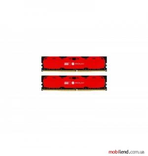 GOODRAM 16 GB (2x8GB) DDR4 2400 MHz Iridium Red (IR-R2400D464L15S/16GDC)