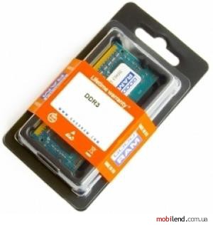 GOODRAM 1 GB SO-DIMM DDR3 1333 MHz (GR1333S364L9/1G)