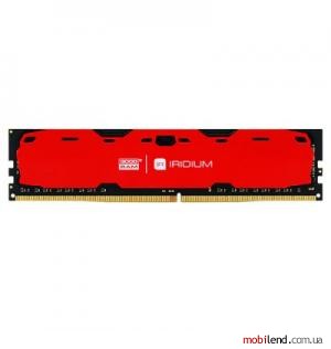 GOODRAM 4 GB DDR4 2400 MHz Iridium Red (IR-R2400D464L15S/4G)