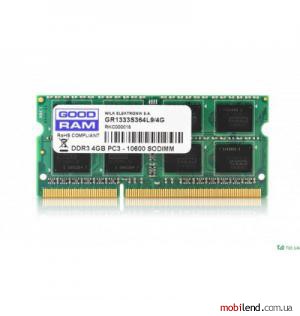 GOODRAM 4 GB SO-DIMM DDR3 1600 MHz (GR1600S3V64L11S/4G)