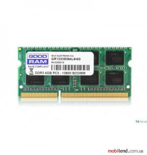 GOODRAM 4 GB SO-DIMM DDR3L 1600 MHz (GR1600S3V64L11S/4G)