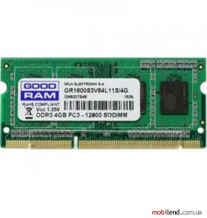 GOODRAM 4 GB SO-DIMM DDR4-2133 MHz (GR2133S464L15S/4G)