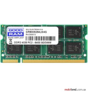 GOODRAM 4GB DDR2 SO-DIMM PC2-6400 (GR800S264L6/4G)