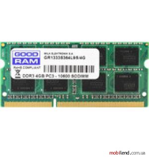 GOODRAM 4GB DDR3 SO-DIMM PC3-10600 (GR1333S364L9S/4G)