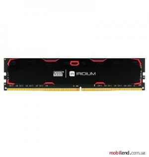 GOODRAM 8 GB DDR4 2133 MHz Iridium Black (IR-2133D464L15S/8G)
