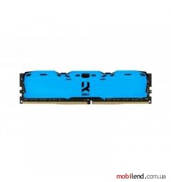 GOODRAM 8 GB DDR4 3000 MHz Iridium X Blue (IR-XB3000D464L16S/8G)