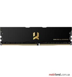 GOODRAM 8 GB DDR4 4000 MHz IRDM PRO Black (IRP-4000D4V64L18S/8G)