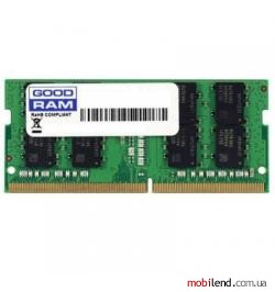 GOODRAM 8 GB SO-DIMM DDR4 2666 MHz (GR2666S464L19S/8G)