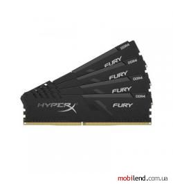 HyperX 128 GB (4x32GB) DDR4 3200 MHz Fury Black (HX432C16FB3K4/128)