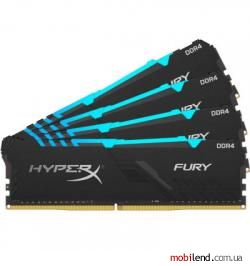 HyperX 128 GB (4x32GB) DDR4 3200 MHz Fury RGB (HX432C16FB3AK4/128)