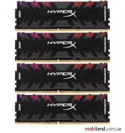 HyperX 128 GB (4x32GB) DDR4 3600 MHz Predator RGB (HX436C18PB3AK4/128)