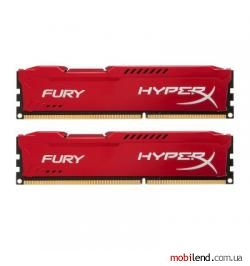 HyperX 16 GB (2x8GB) DDR3 1866 MHz FURY (HX318C10FRK2/16)