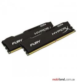 HyperX 16 GB (2x8GB) DDR4 2400 MHz Fury Black (HX424C15FB2K2/16)