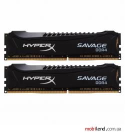 HyperX 16 GB (2x8GB) DDR4 2400 MHz Savage Black (HX424C12SB2K2/16)